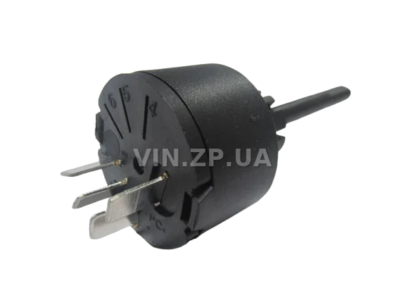 Выключатель оборотов печки ВАЗ 2108, 2109, 21099, Таврия 1102, 1103 FLAGMUS 3 полож, 4 конт, 63.3709