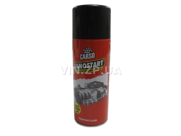 Быстрый старт CARSO SAMOSTART жидкость стартовая 400мл, холодный пуск, аэрозоль для облегчения запуска