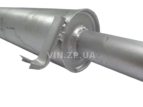 Резонатор ВАЗ 2110, 2111, 2112, с 2006г, 16-клап. под катализатор ВСК труба 570 мм, крепления на бачке, двойная прокатка швов 4