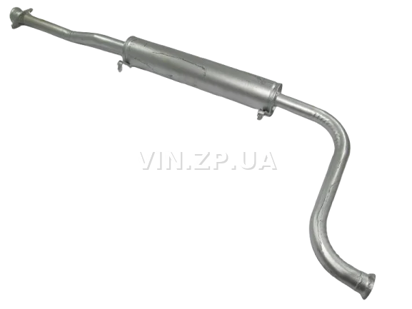 Резонатор ВАЗ 2110, 2111, 2112, с 2006г, 16-клап. под катализатор ВСК труба 570 мм, крепления на бачке, двойная прокатка швов