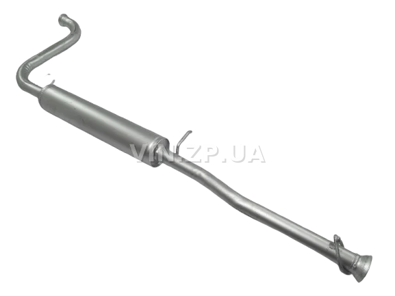 Резонатор ВАЗ 2110, 2111, 2112, с 2007г, 16-клап. под катализатор ВСК труба 570 мм, крепления на трубе, двойная прокатка швов