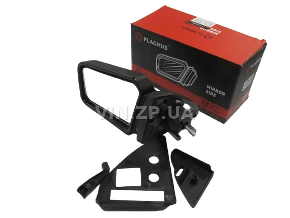 Зеркало ВАЗ 2108, 2109, 21099, 2113, 2114, 2115, левое, с регулировкой FLAGMUS 3