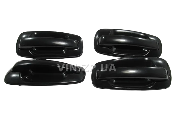 Ручка двери ВАЗ 2110, 2111, 2112, 2170, 2171, 2172, наружная, Евро, к-кт 4шт EURO TUN 2