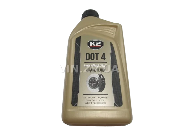 Тормозная жидкость K2 Turbo Brake Fluid DOT-4, 1.0 л
