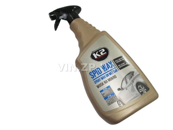 Полироль воск для мокрого кузова K2 SPID WAX, бесцветный, триггер 750 мл