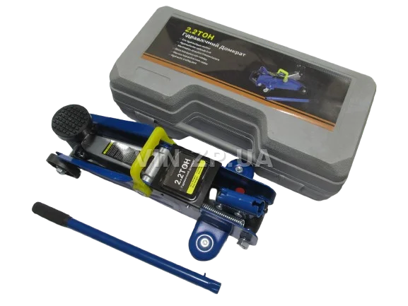 Домкрат подкатной гидравлический 2 т WAG 135-340мм, в кейсе