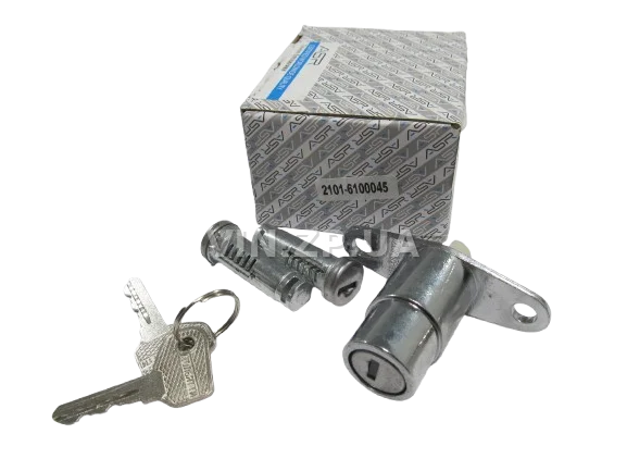 Замок багажника ВАЗ 2101, 21011, с личинками, замок 1шт + личинка 2шт + ключ 2шт ASR 5