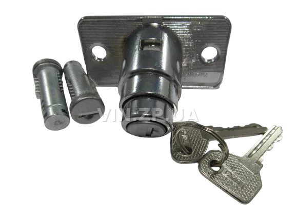 Замок багажника ВАЗ 2102, 2121, с личинками, замок 1шт + личинка 2шт + ключ 2шт ASR