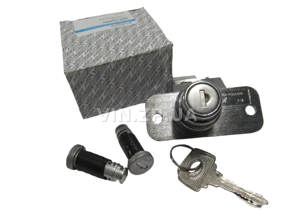 Замок багажника ВАЗ 2108, 2109, 2113, 2114, с личинками, замок 1шт + личинка 2шт + ключ 2шт ASR 5