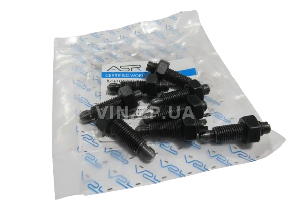 Винт клапана регулировочный Таврия 1102, 1103, 1105, Сенс, к-кт 8шт ASR 3