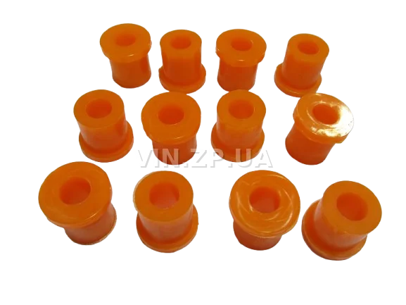 Втулки рессоры Москвич 412, 2140 AWEL комплект 12шт, полиуретан жолтые