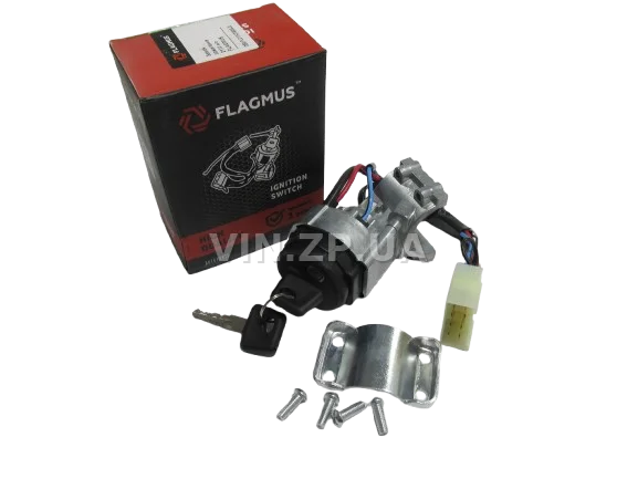 Замок зажигания ВАЗ 2110, 2111, 2112, (новый образец) FLAGMUS