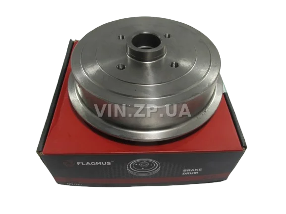 Барабан Тормозной Задний Ланос Сенс FLAGMUS Чугунный Со Ступицей 96193771 3