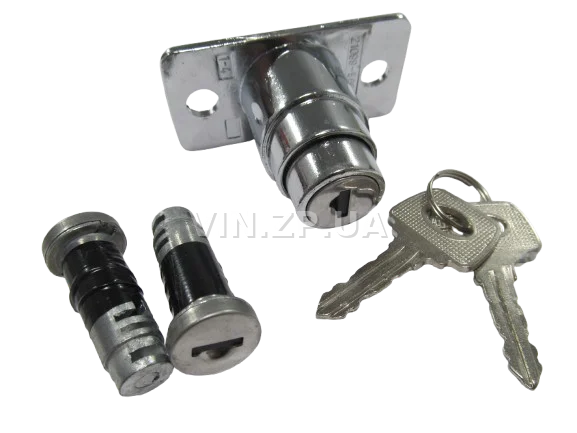 Замок багажника ВАЗ 21099, с личинками, замок 1шт + личинка 2шт + ключ 2шт FLAGMUS