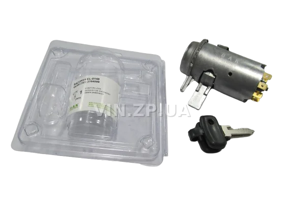 Замок зажигания ВАЗ 2101, 2102, 2103, 2104, 2105, 2106, 2107, 2121, 21213, ГАЗ 24, 2410, 3102, 31029, 6 контактов BAC ELECTRIC