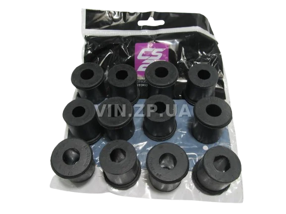 Втулки рессоры ГАЗ 2401, 2410, 31029, 3110, 31105 CS-20 комплект 12шт, резина 4