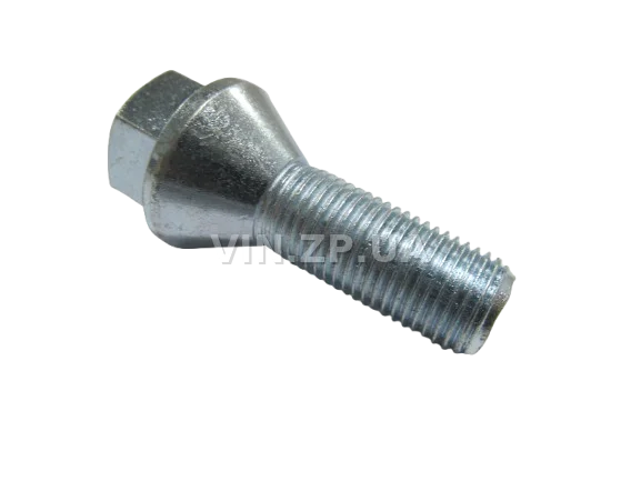Болт колеса на титан ВАЗ 2101-2107, 2108-21099, 2114-2115, 2110-2112 АРК ключ 17, М12x1.25x28, 1шт 2