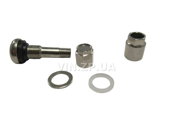 Вентиль для бескамерных шин разборный FLAGMUS хром, металл, с золотником, L-42мм 2