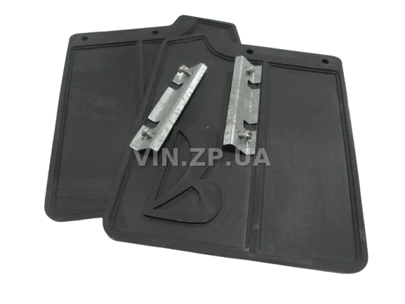 Брызговики ВАЗ 2108, 2109 CS-20 задние, к-кт 2шт с креплением, резиновые