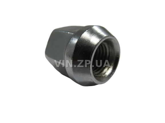 Гайка колеса Авео, Лачетти, ключ 19, открытая, конус BS AUTO хром, М12 x 1.5 x 22, 1шт, 94515463