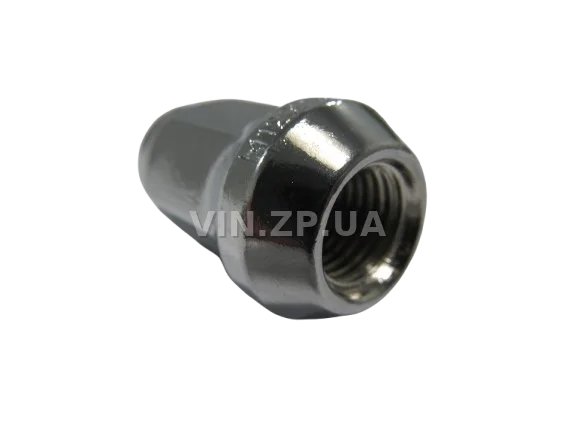 Гайка колеса Авео, Лачетти, ключ 17, закрытая, конус WALLINE хром, М12 x 1.5 x 35, 1шт, 94837389