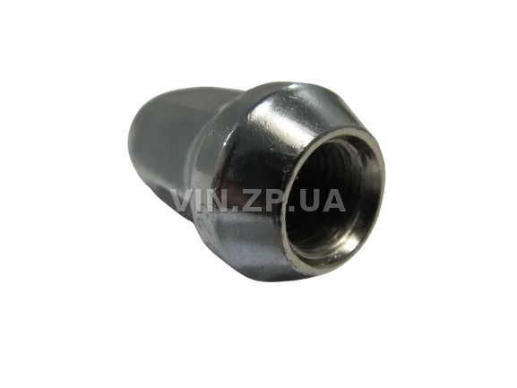 Гайка колеса ВАЗ 2121, 21213, 2131, ключ 17, закрытая, конус WALLINE хром, М12 х 1.25 х 35  1шт