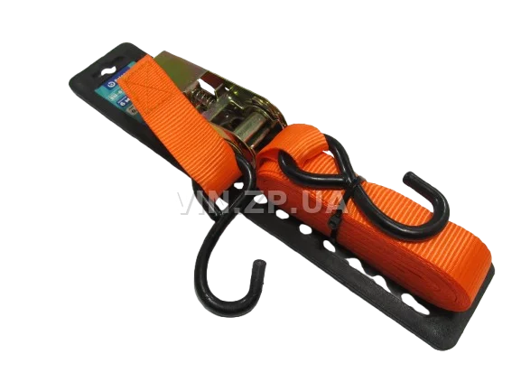 Трос ремень стяжной груза BALANSA 0.5 т, 6 м х 25 мм, с храповим механизмом