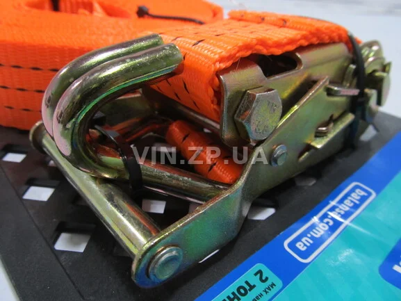 Трос ремень стяжной груза BALANSA 2.0 т, 8 м х 36 мм, с храповим механизмом 3