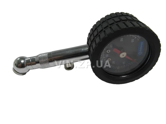 Манометр металлический до 4 Атм BALANSA механический, прорезиненный корпус, в блистере 2