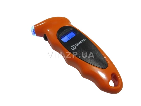 Манометр цифровой до 10 Атм BALANSA электронный, ЖК-дисплей, LED-подсветка, в блистере 3
