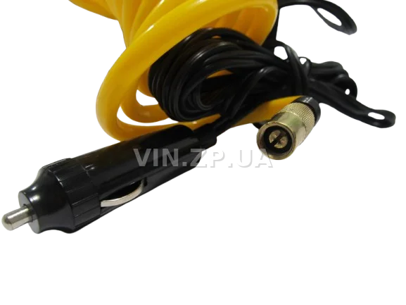 Компрессор автомобильный BALANSA 150 Вт, 10 Атм, 35 л/мин, в прикуриватель, спиральный шланг до 3м , провод 3м 2