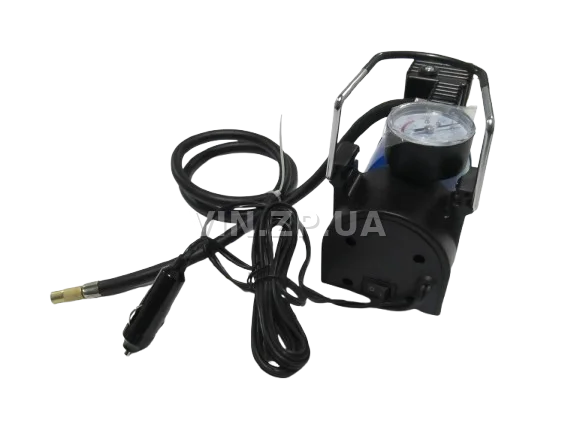 Компрессор автомобильный BALANSA ЛЮКС 150 Вт, 10 Атм, 35 л/мин, в прикуриватель, шланг 1м , провод 3м 3