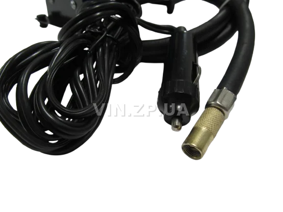 Компрессор автомобильный BALANSA ЛЮКС 150 Вт, 10 Атм, 35 л/мин, в прикуриватель, с фонарём, шланг 1м , провод 3м 2