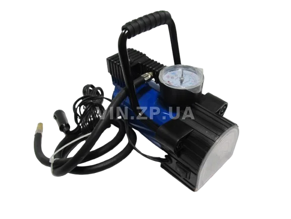 Компрессор автомобильный BALANSA ЛЮКС 150 Вт, 10 Атм, 35 л/мин, в прикуриватель, с фонарём, шланг 1м , провод 3м 3