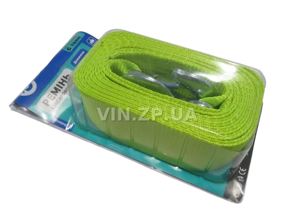 Трос буксировочный BALANSA 6 тонн, 5.0 м , 2 металлических крюка, блистер