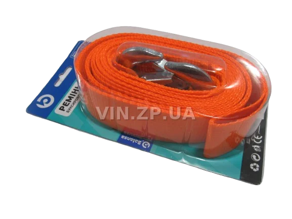 Трос буксировочный BALANSA 3 тонны, 4.5 м , 2 металлических крюка, блистер