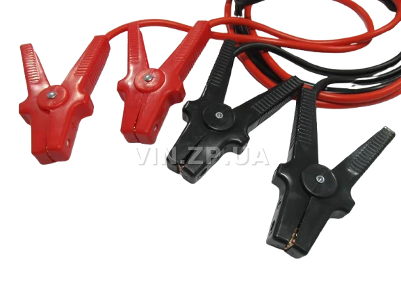 Стартовые провода прикуривания 500A BALANSA 3.5м, комплект 2 шт, клеммы в полной изоляции, сумка 3