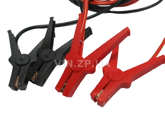 Стартовые провода прикуривания 600A BALANSA 5.0м, комплект 2 шт, клеммы в полной изоляции, сумка 3