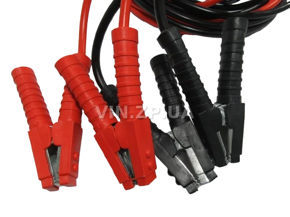 Стартовые провода прикуривания 800A BALANSA 6.0м, комплект 2 шт, клеммы в полной изоляции, сумка 3