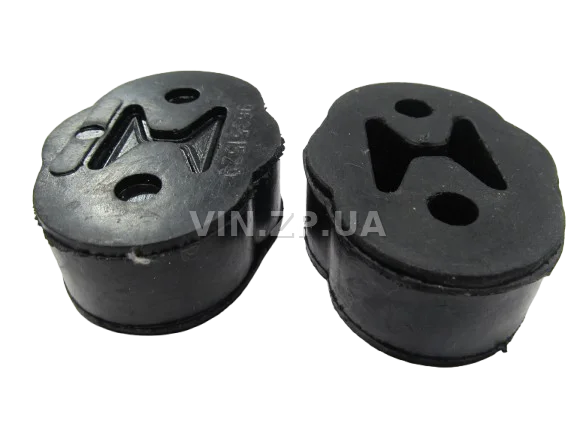 Подушка трубы приемной и глушителя Ланос, Сенс CS-20 фигурная, комплект 2шт, резина OEM 96351529