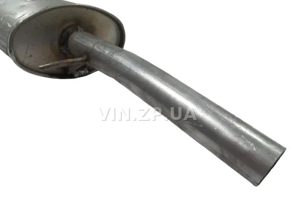 Глушитель ВАЗ 2112 POLMO задний, алюминизированный 2