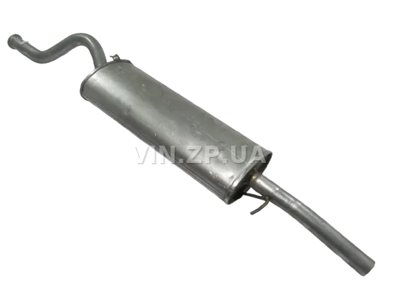 Глушитель ВАЗ 2112 POLMO задний, алюминизированный