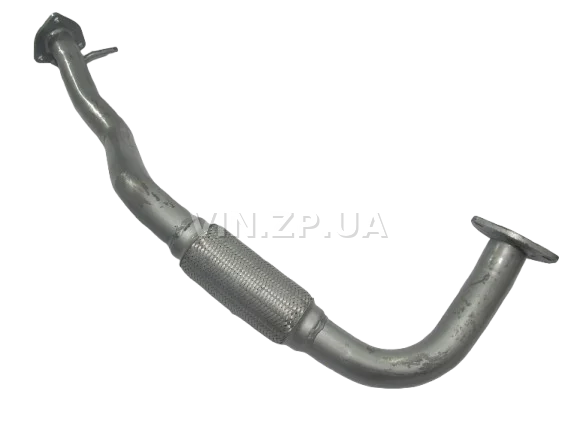 Труба приемная Ланос 1.5, Сенс 1.5, седан, хетчбэк ТМК с гофрой OEM 96352212