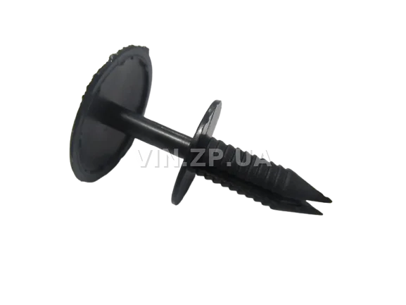 Клипса пистон обшивки салона Газель ГАЗ 3302, 2705, 2217 АвтоПласт  к-кт 2шт - "мама+папа", чёрная