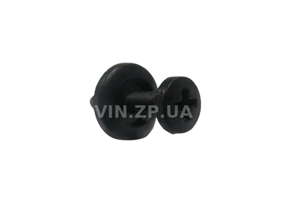 Клипса пистон распорная универсальная под d-7 мм АвтоПласт к-кт 2шт - "мама+папа", чёрная
