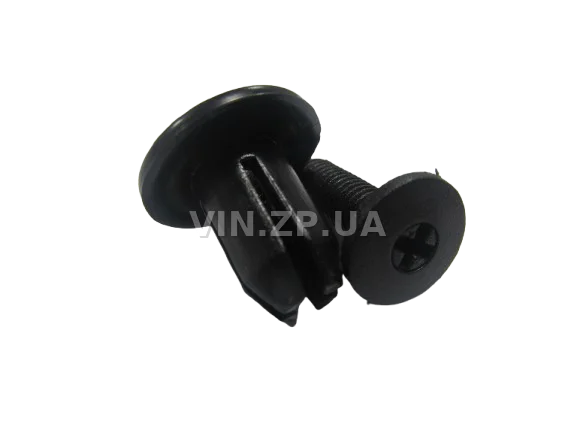 Клипса пистон распорная универсальная под d-10 мм АвтоПласт к-кт 2шт - "мама+папа", чёрная 2
