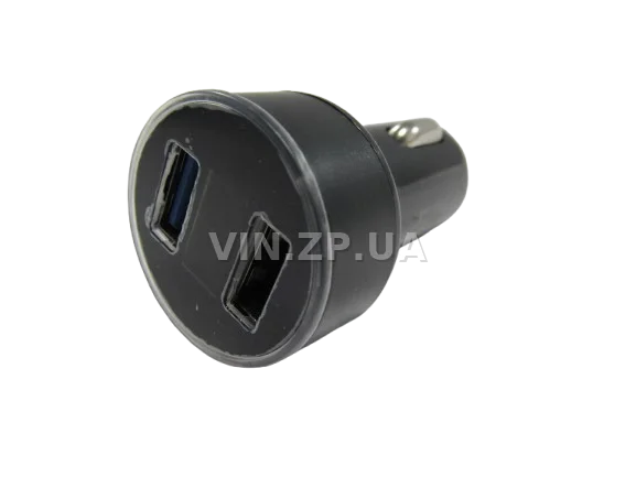 Вольтметр в прикуриватель EuroSport 2 USB 12-24V DVM-28 AS-B 2