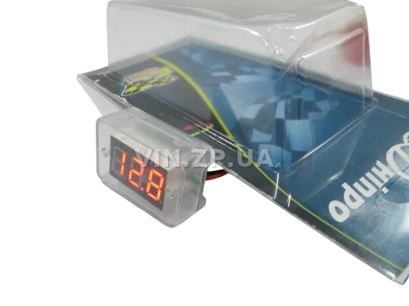 Вольтметр накладной Eurosport 12-24V 0.36" красный прозрачный DVM-36AS-0 3
