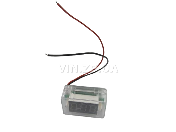 Вольтметр накладной Eurosport 12-24V 0.36" красный прозрачный DVM-36AS-0