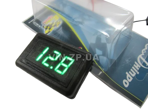 Вольтметр накладной Eurosport 12-24V 0.56" зеленый DVM-56AS-G 3